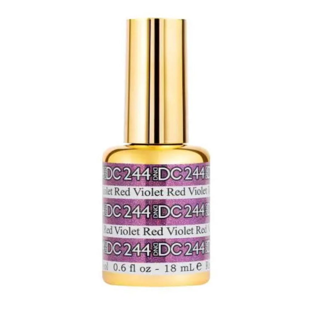DND DC Mermaid Gel Polish - Red Violet #244