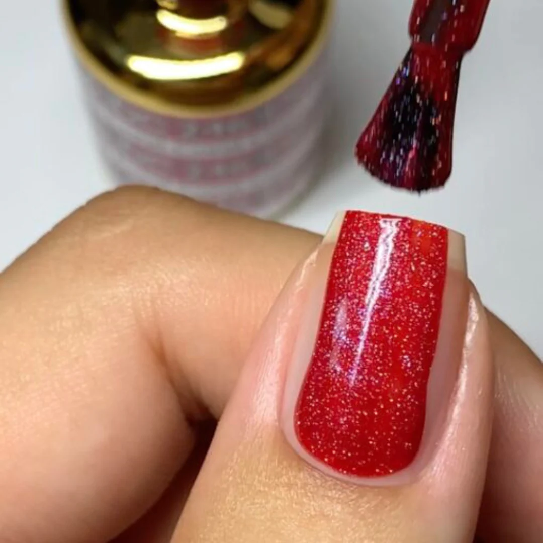 DND DC Mermaid Gel Polish - Coral #246 - Image 2
