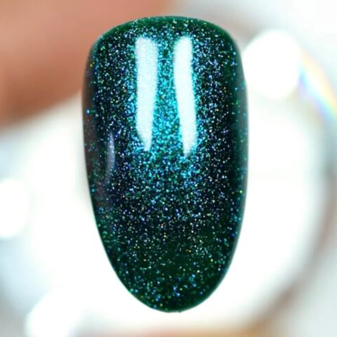 DND DC Mermaid Gel Polish - Dark Aqua #248 - Image 2