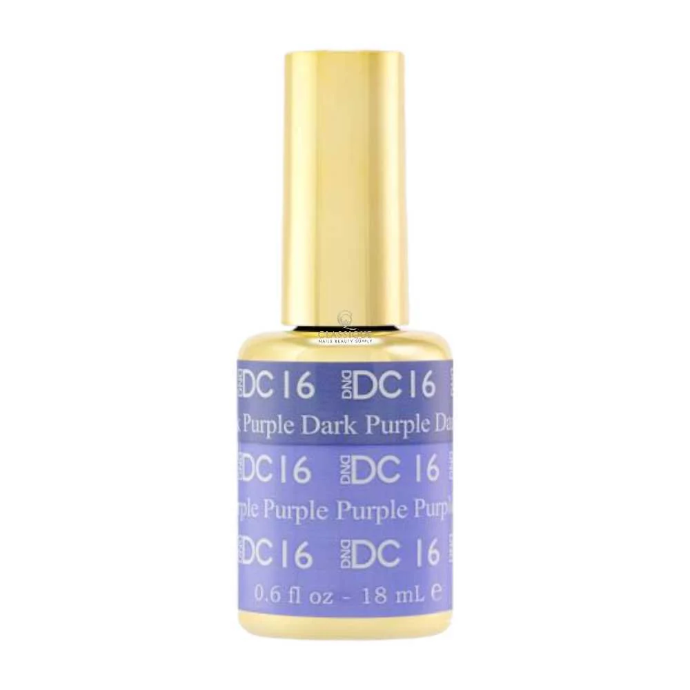 DND DC Mood Change Gel Polish - Dark Purple To Purple #16