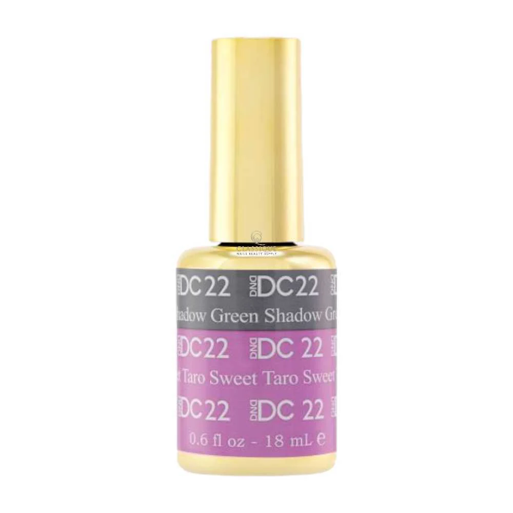 DND DC Mood Change Gel Polish - Shadow Green Sweet Taro #22