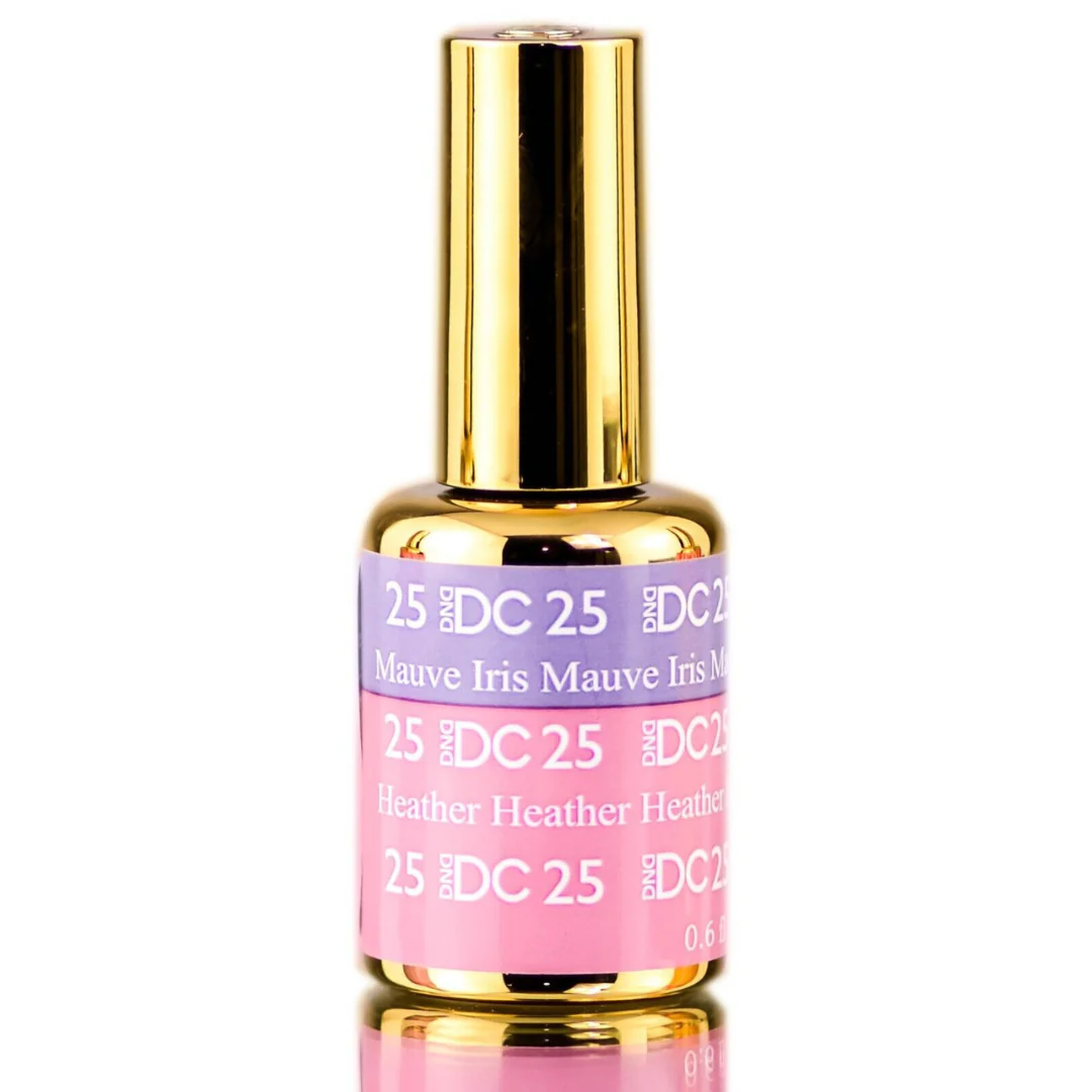 DND DC Mood Change Gel Polish - Mauve Iris Heather Heather #25 - Image 2