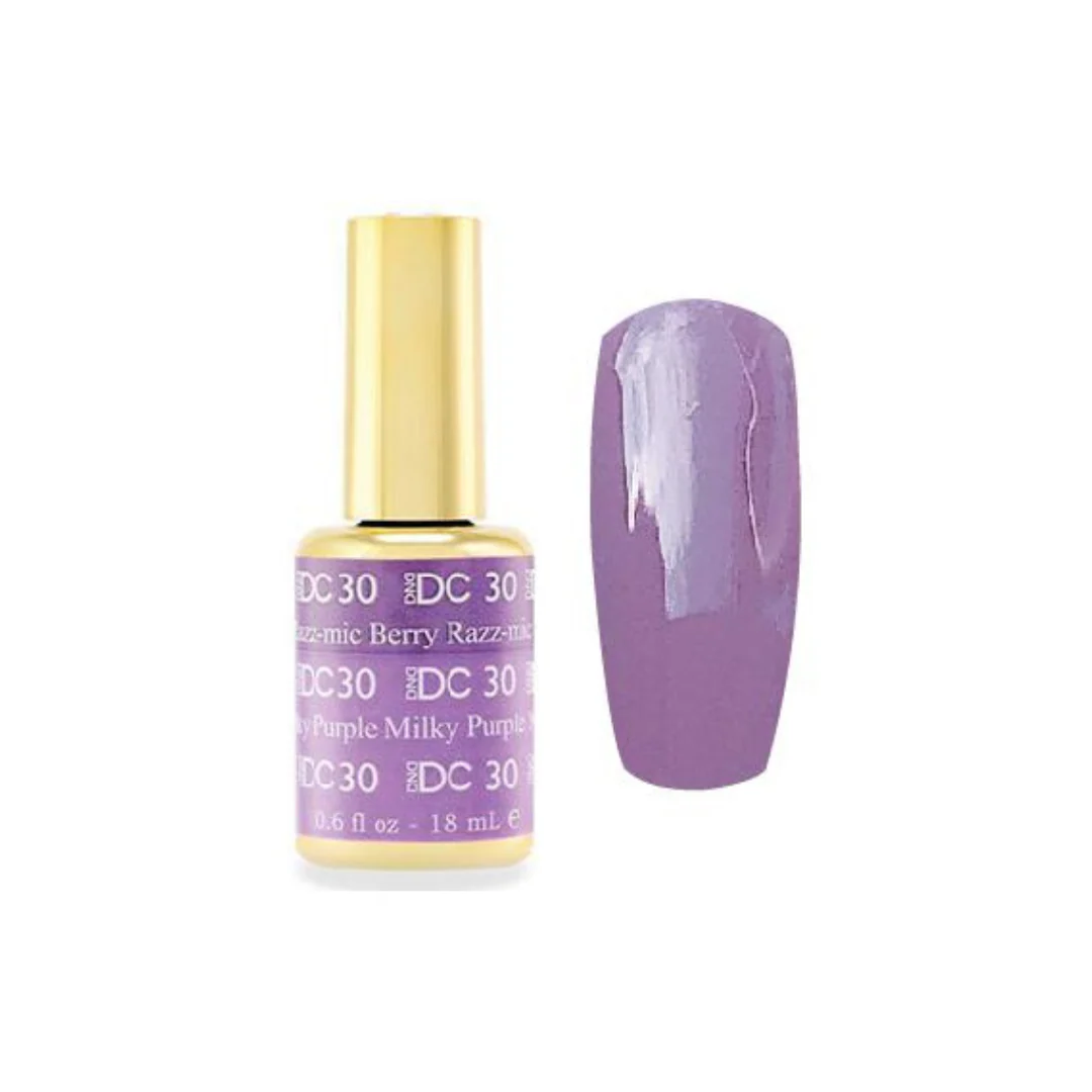DND DC Mood Change Gel Polish - Razz-Mic Berry Milky Purpler #30 - Image 2