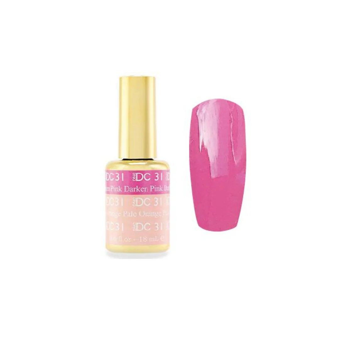 DND DC Mood Change Gel Polish - Darken Pink Pale Orange #31 - Image 2