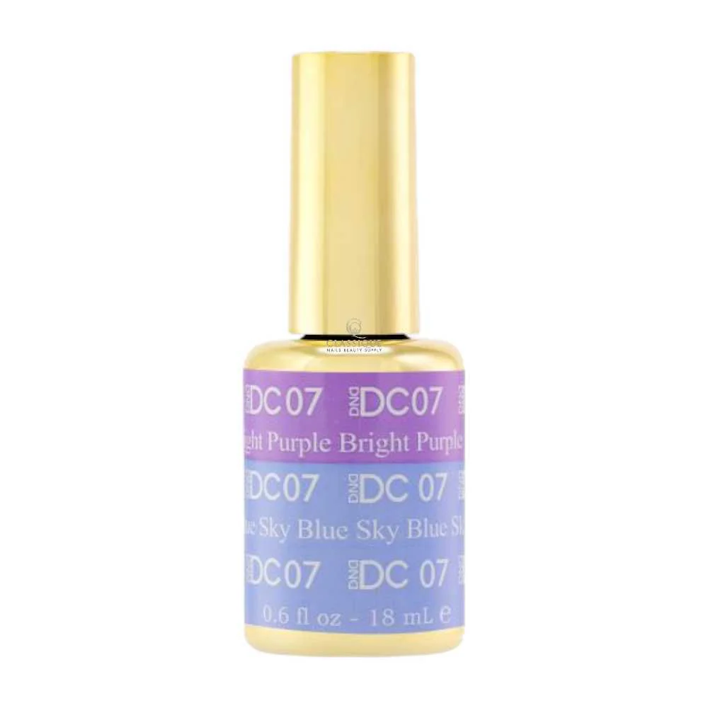 DND DC Mood Change Gel Polish - Bright Purple Blue Sky #7