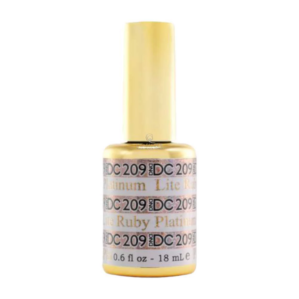 DND DC Platinum Gel Polish - Lite Ruby #209