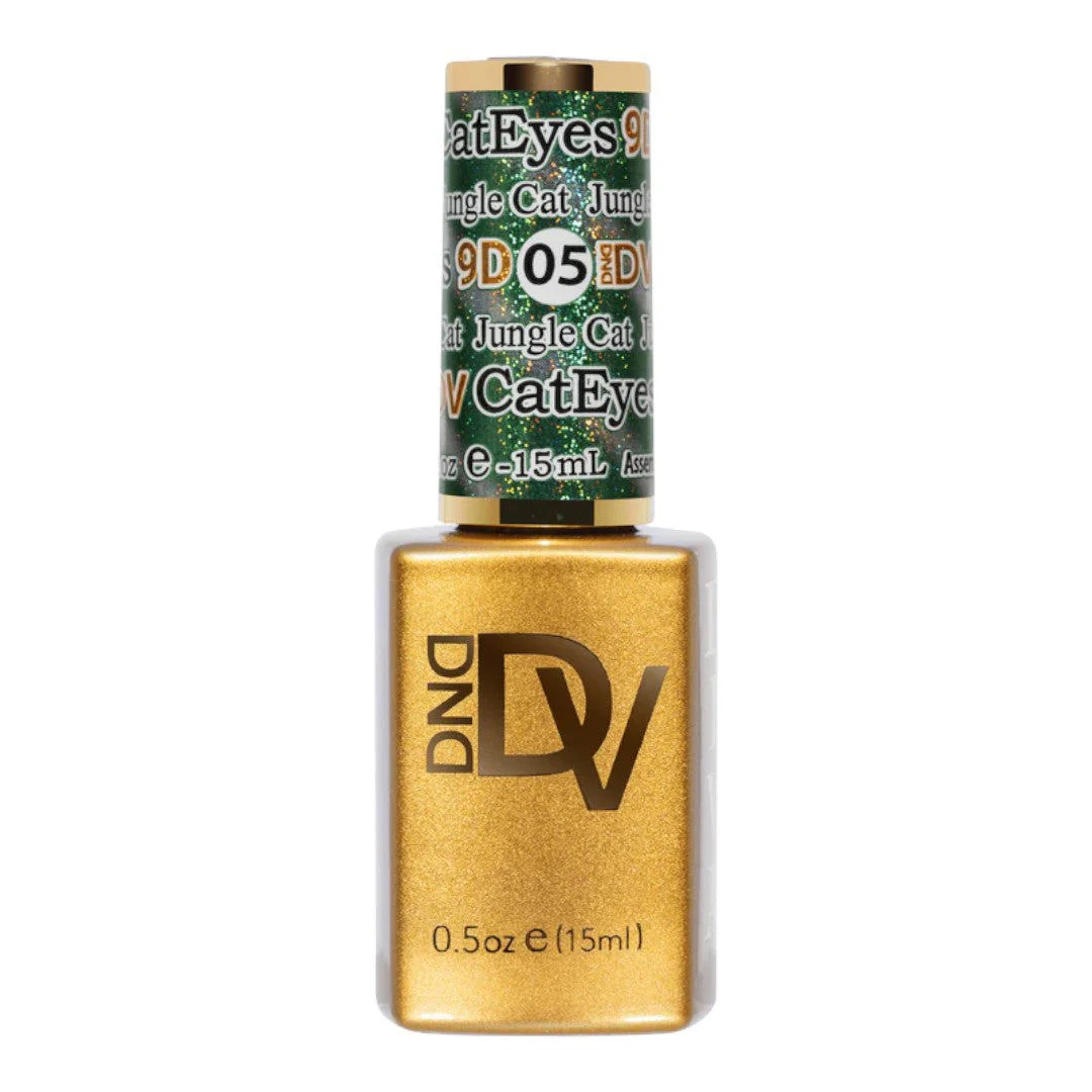 DND Diva 9D Cat Eye Gel Polish - Jungle Cat #05 - Image 3