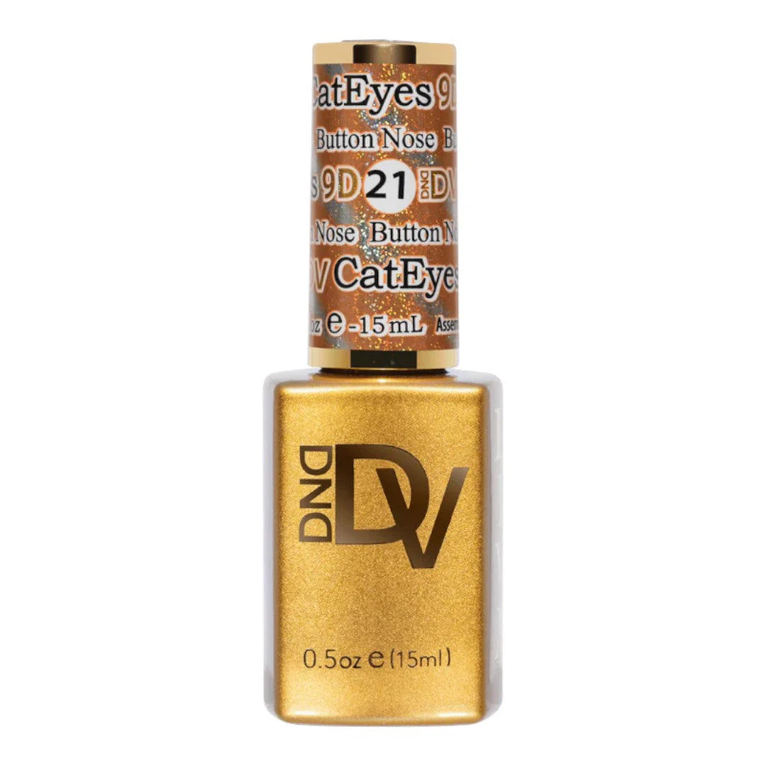 DND Diva 9D Cat Eye Gel Polish - Button Nose #21 - Image 2