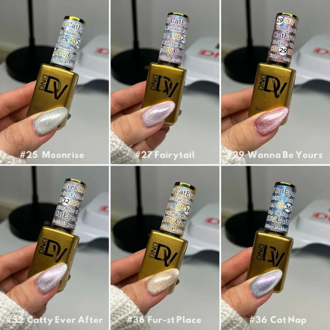 DND Diva 9D Cat Eye Gel Polish #25-36 Daydream Collection - Image 5