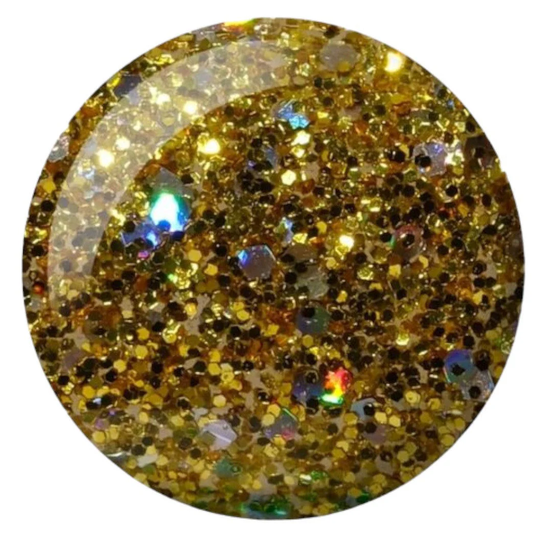 DND Diva Gel & Lacquer Duo - Golden Treasure Waves #029 - Image 2
