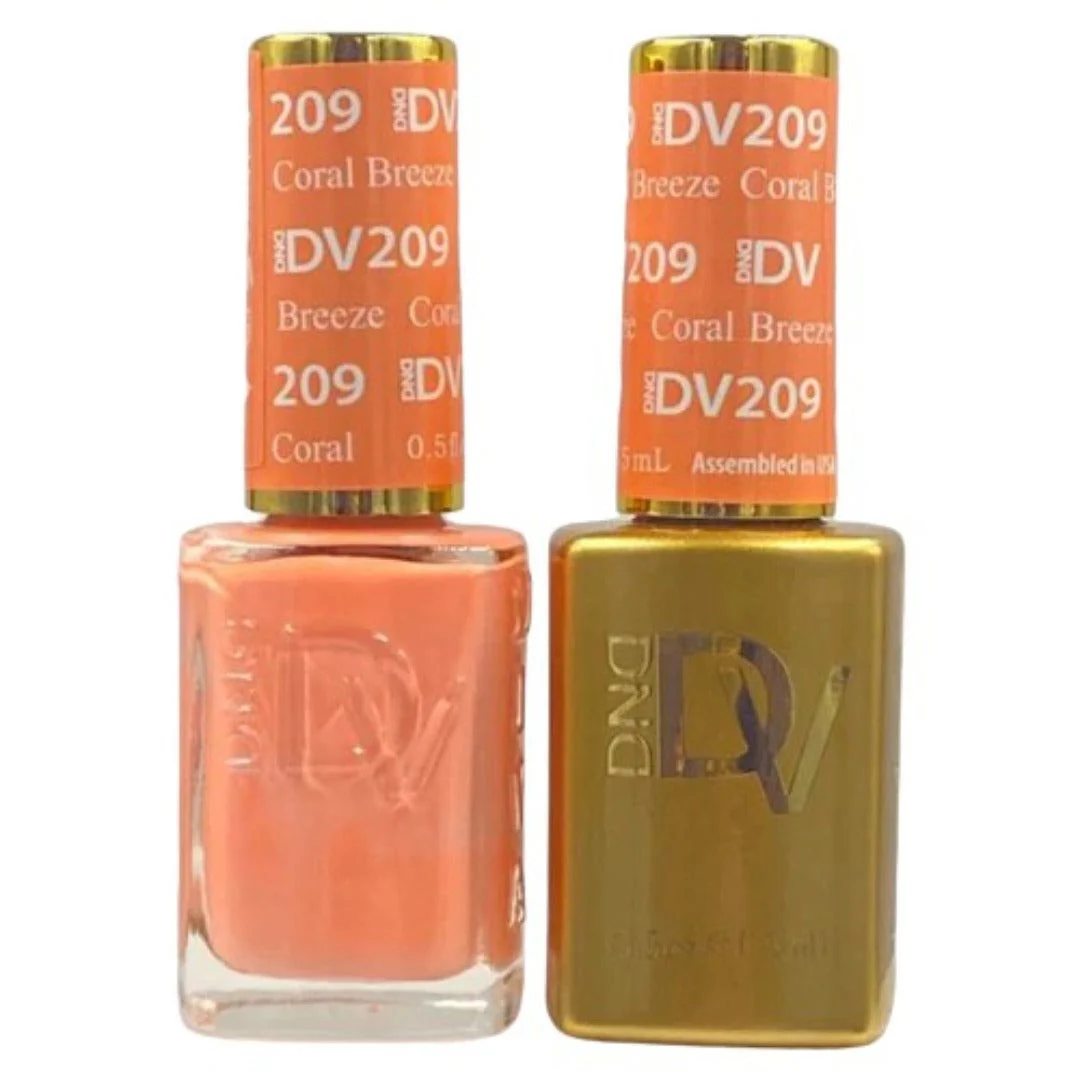 DND Diva Gel & Lacquer Duo - Coral Breeze #209