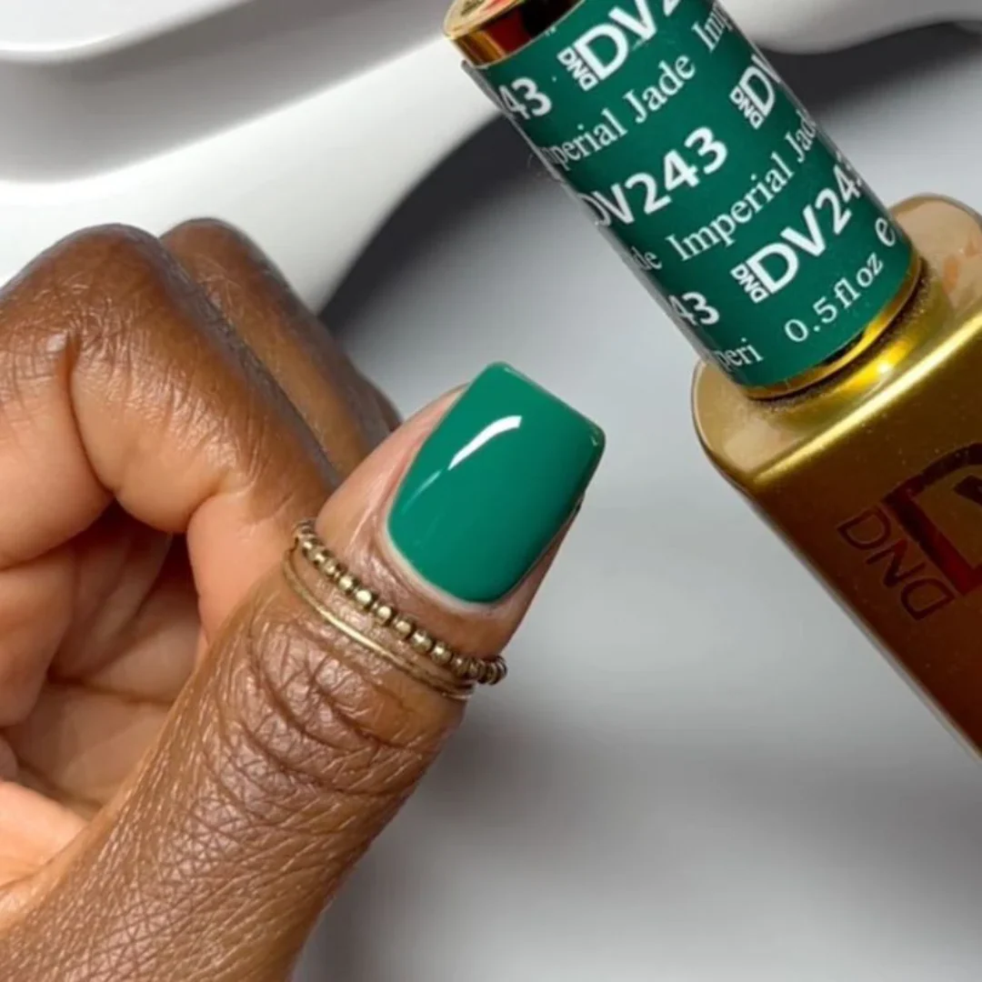 DND Diva Gel & Lacquer Duo - Imperial Jade #243 - Image 2