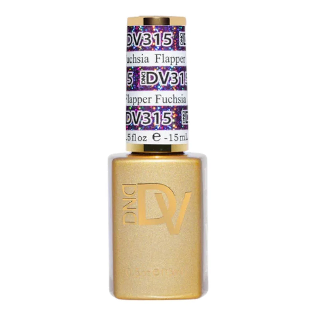 DND Diva Platinum Gel Polish - Flapper Fuchsia #315