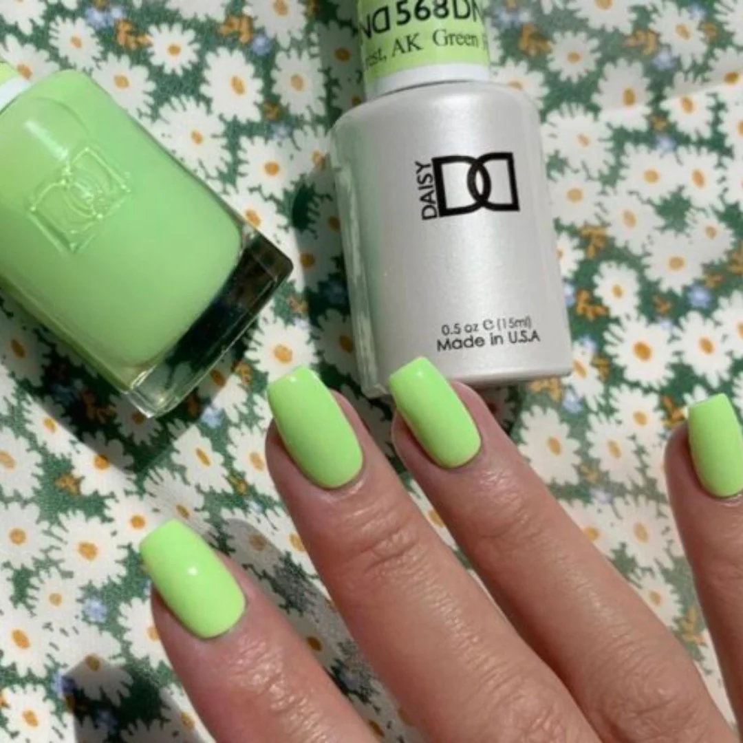 DND Gel & Lacquer Duo - Green Forest, Ak #568 - Image 2