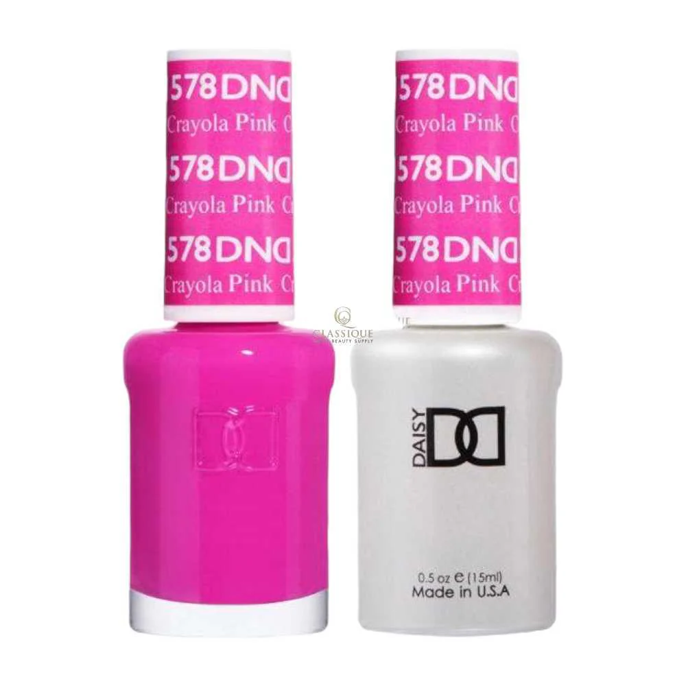 DND Gel & Lacquer Duo - Crayola Pink #578