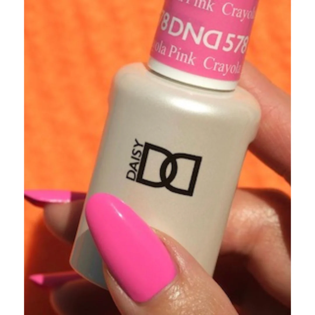 DND Gel & Lacquer Duo - Crayola Pink #578 - Image 2