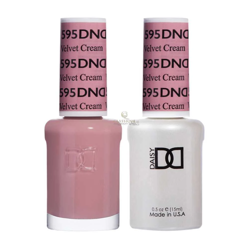 DND Gel & Lacquer Duo - Velvet Cream #595