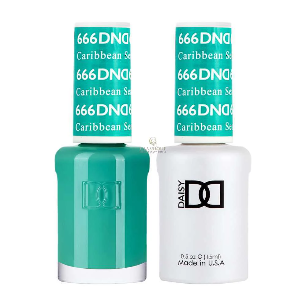 DND Gel & Lacquer Duo - Caribbean Sea #666