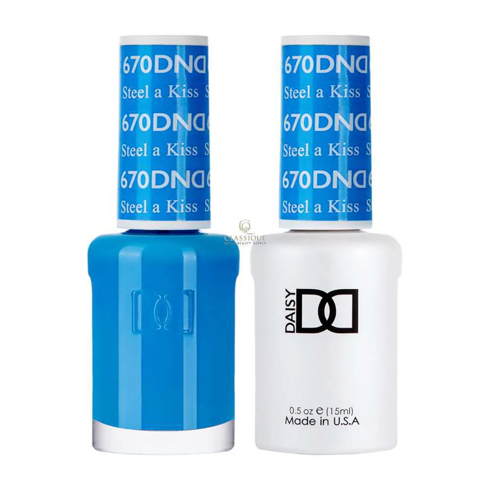 DND Gel & Lacquer Duo - Steel A Kiss #670