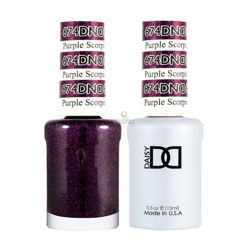 DND Gel & Lacquer Duo - Purple Scorpio #674