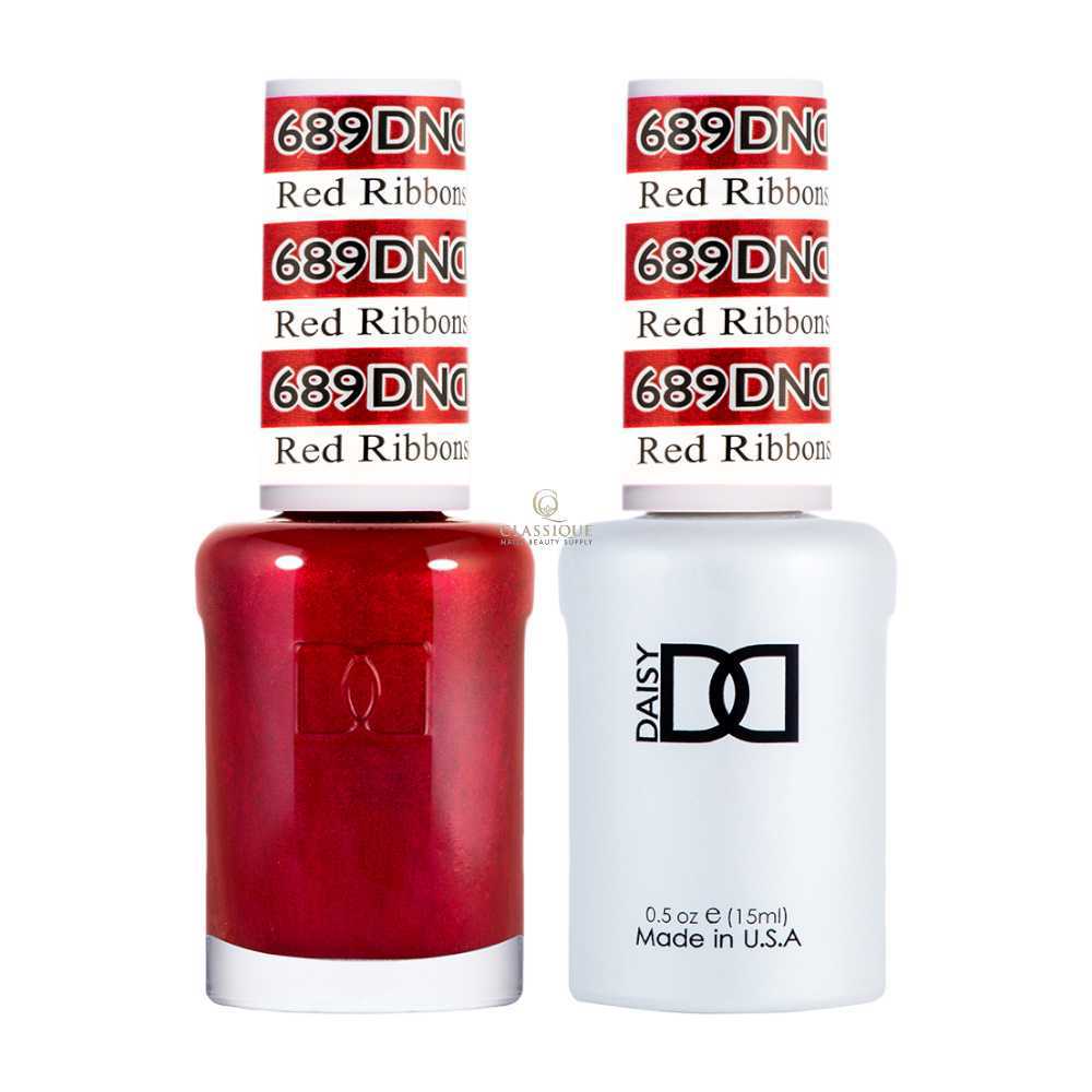 DND Gel & Lacquer Duo - Red Ribbons #689