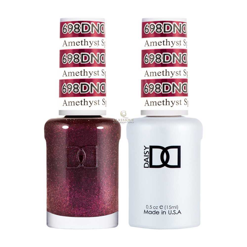 DND Gel & Lacquer Duo - Amethyst Sparkles #698