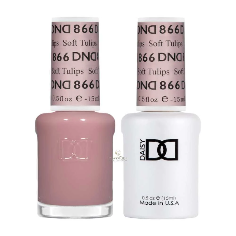 DND Sheer Gel & Lacquer Duo - Soft Tulips #866