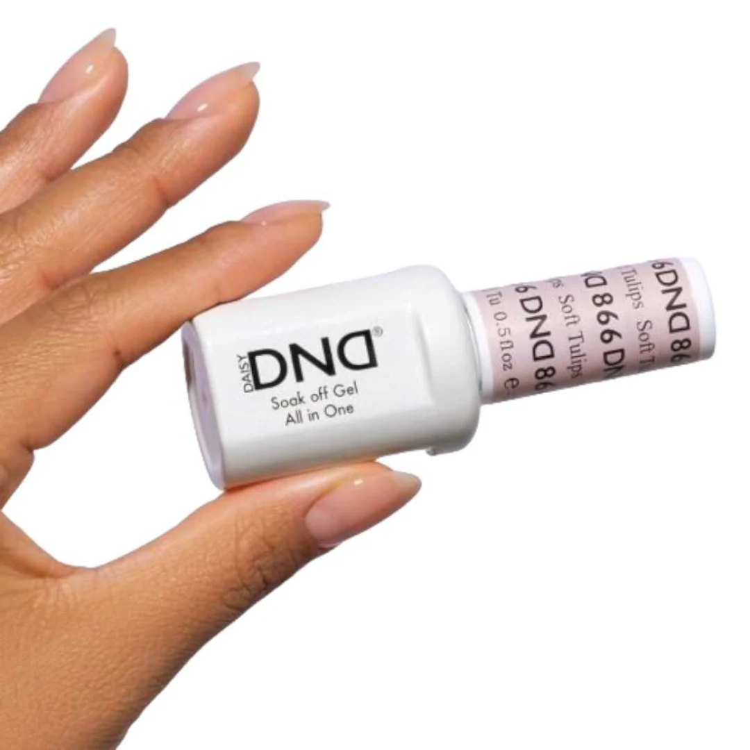DND Sheer Gel & Lacquer Duo - Soft Tulips #866 - Image 2
