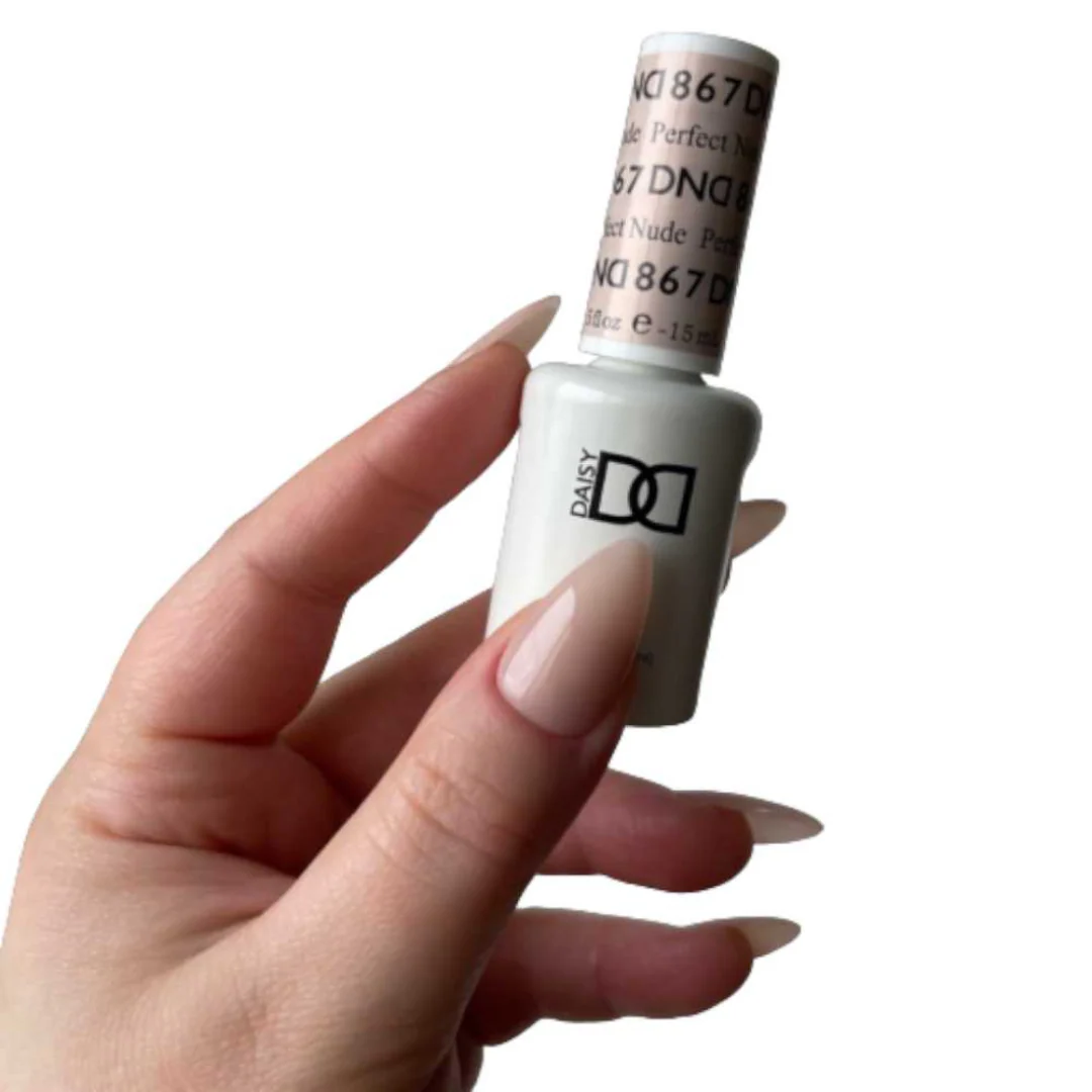 DND Sheer Gel & Lacquer Duo - Perfect Nude #867 - Image 2