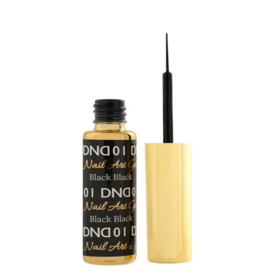 DND Gel Art Liner Black #1 - Image 2