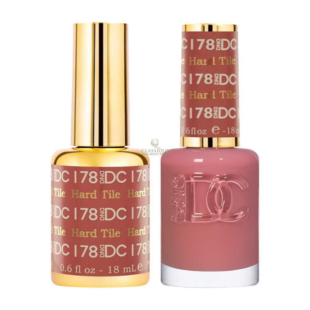 DND DC Gel & Lacquer Duo - Hard Tile #178