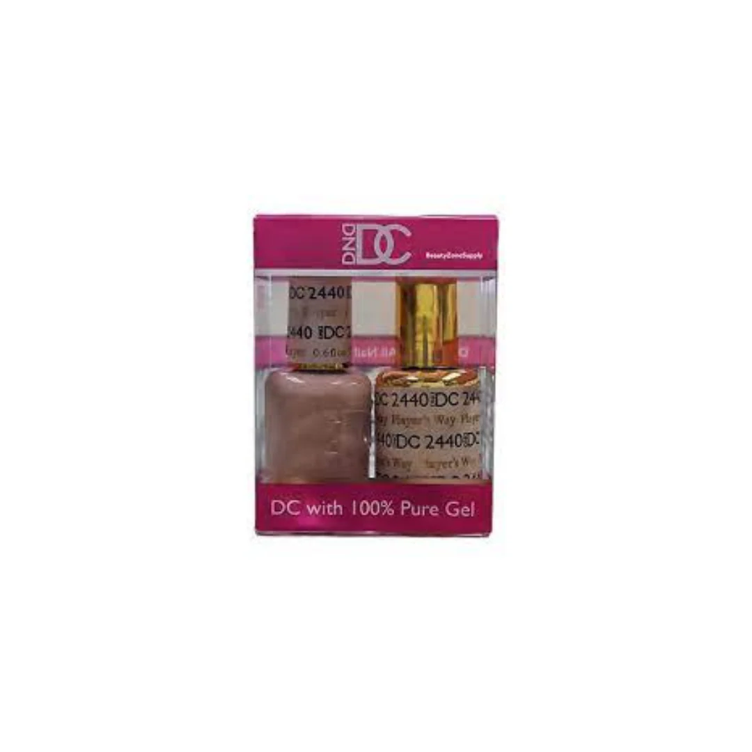 DND DC Sheer Gel & Lacquer Duo - Player's Way #2440 - Image 2