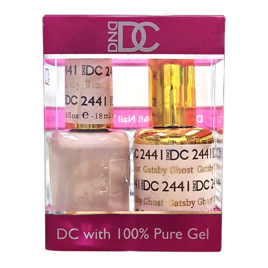 DND DC Sheer Gel & Lacquer Duo - Gatsby Ghost #2441 - Image 2