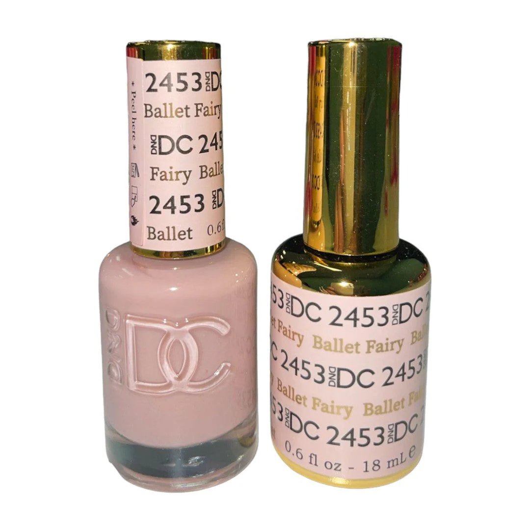 DND DC Sheer Gel & Lacquer Duo - Ballet Fairy #2453