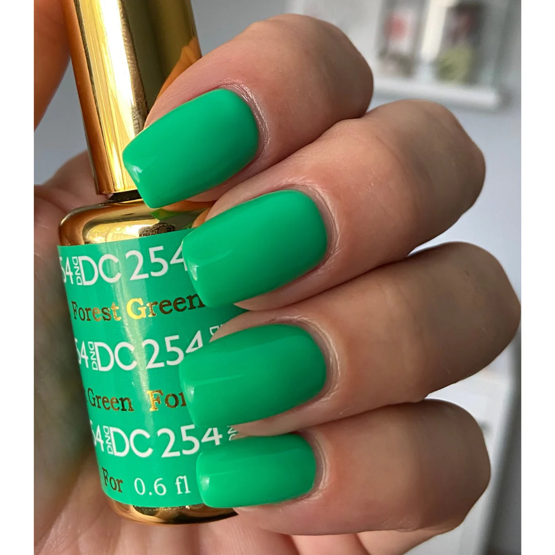 DND DC Gel & Lacquer Duo - Forest Green #254 - Image 2