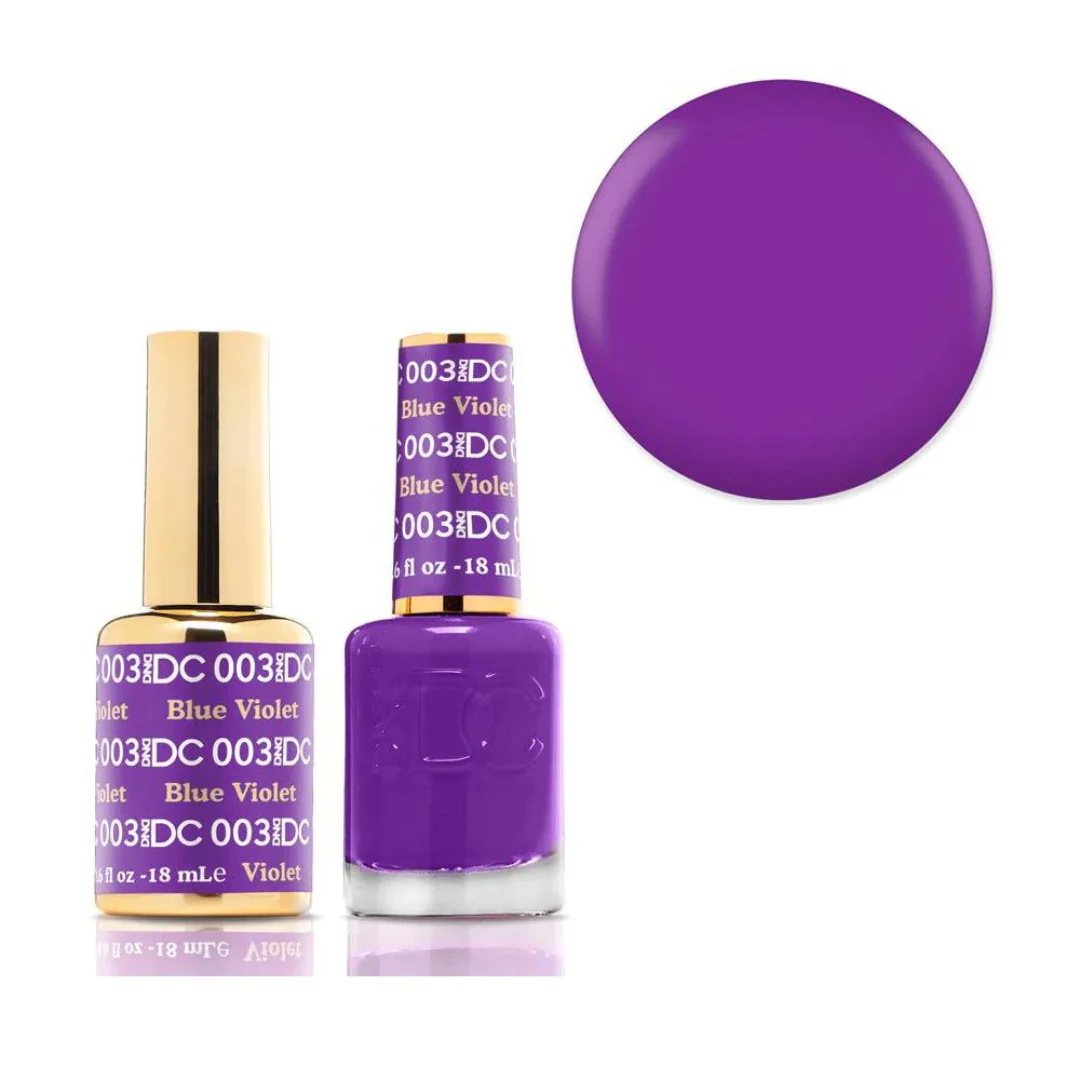 DND DC Gel & Lacquer Duo - Blue Violet #003 - Image 2