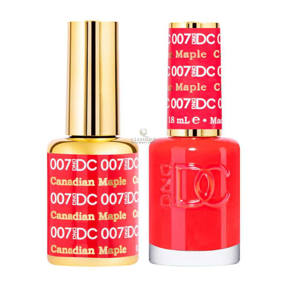 DND DC Gel & Lacquer Duo - Canadian Maple #007