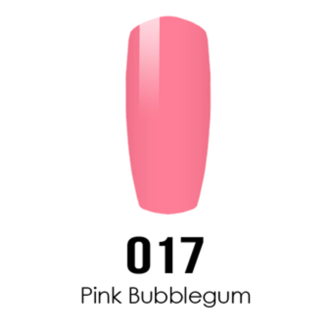 DND DC Gel & Lacquer Duo - Pink Bubblegum #017 - Image 2