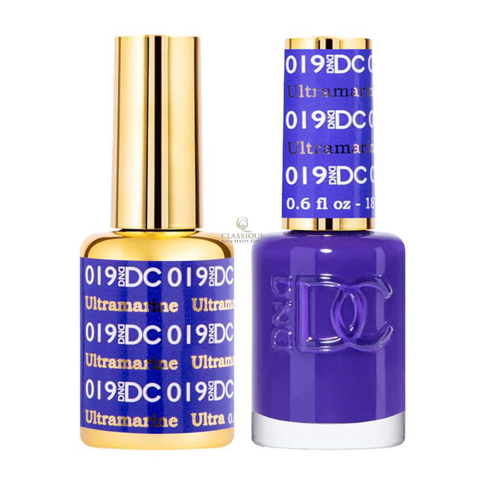 DND DC Gel & Lacquer Duo - Ultramarine #019