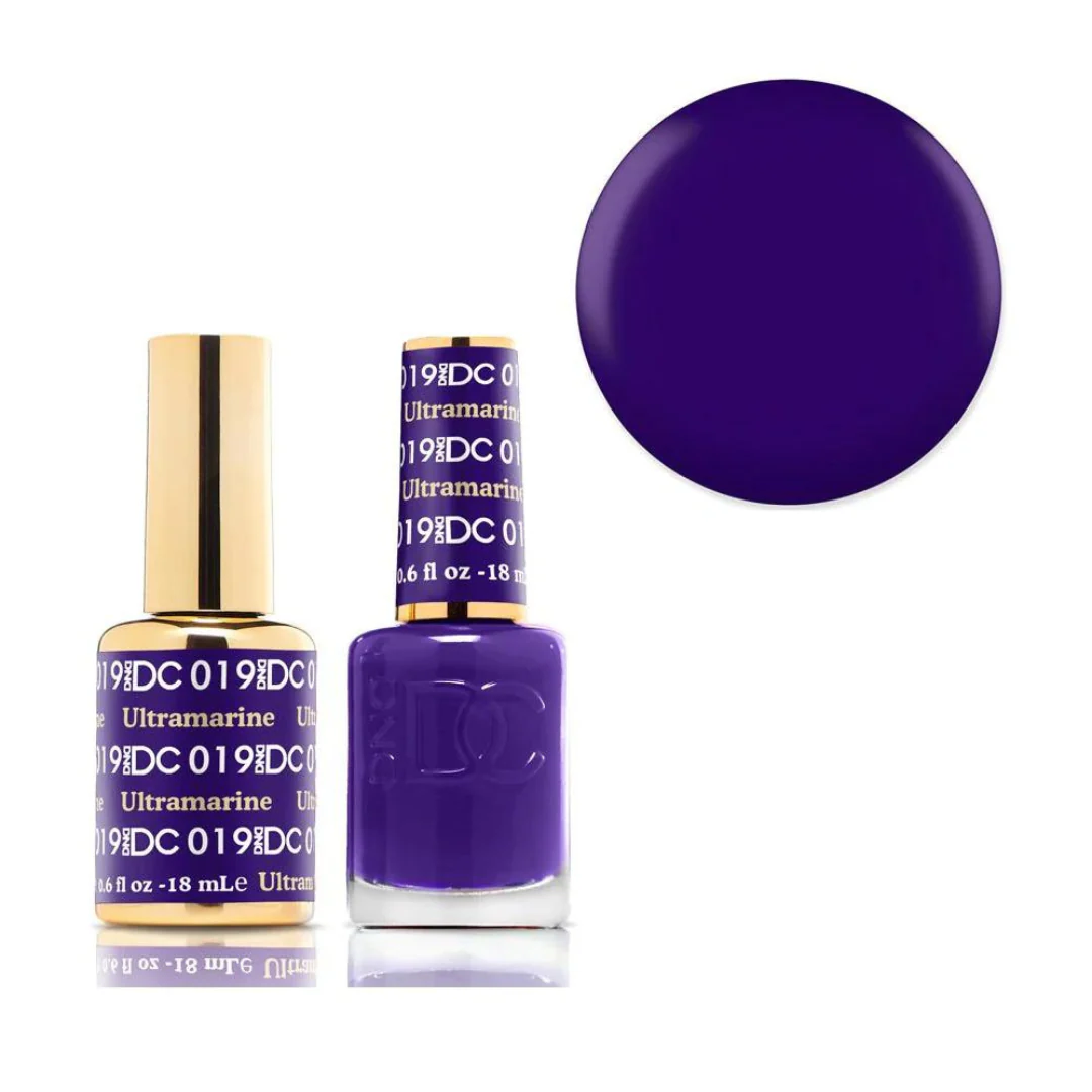 DND DC Gel & Lacquer Duo - Ultramarine #019 - Image 2