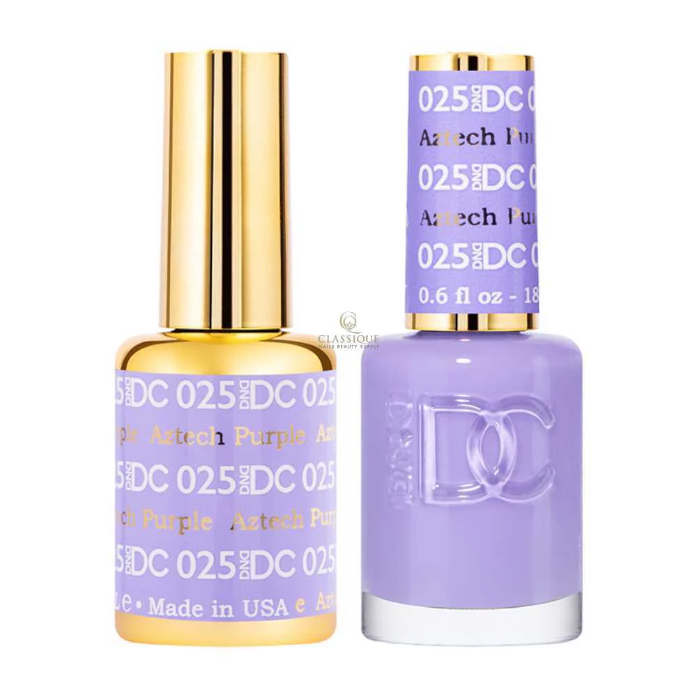 DND DC Gel & Lacquer Duo - Aztech Purple #025