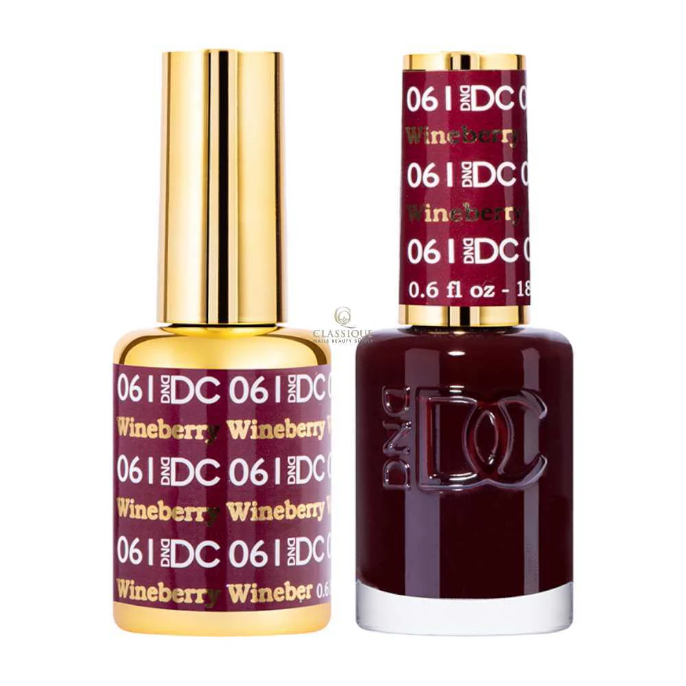 DND DC Gel & Lacquer Duo - Wineberry #061