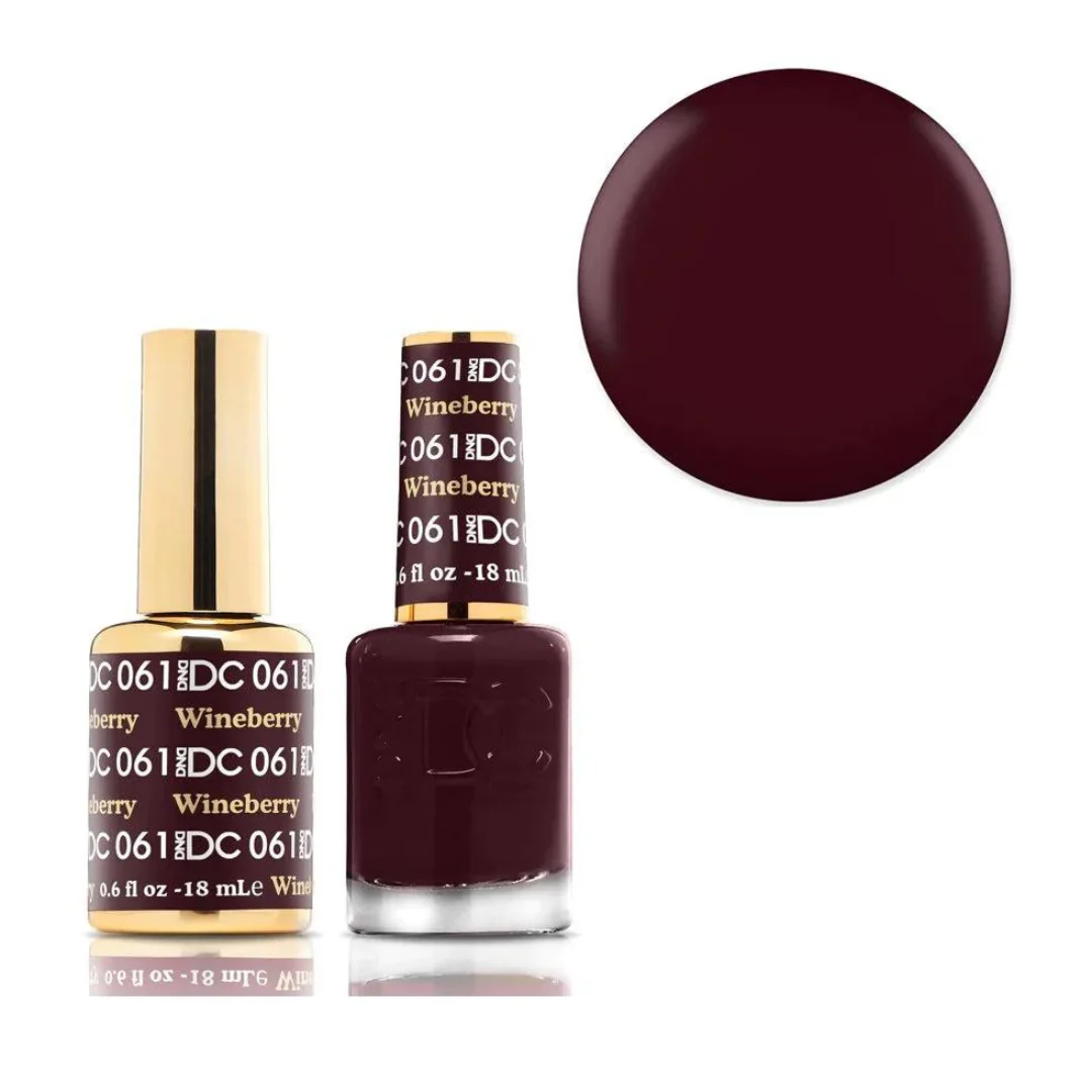 DND DC Gel & Lacquer Duo - Wineberry #061 - Image 2