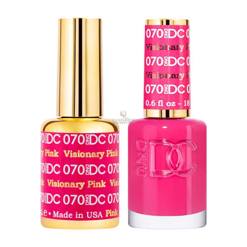 DND DC Gel & Lacquer Duo - Visionary Pink #070