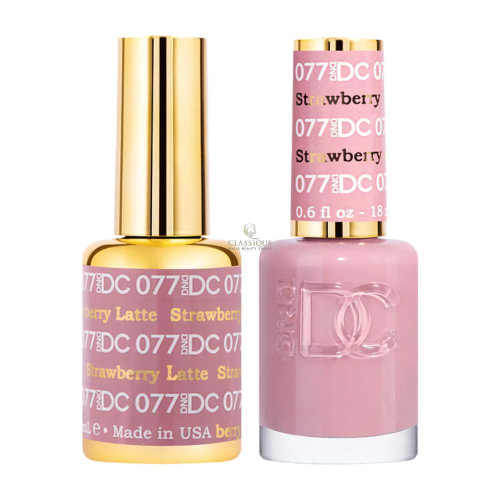 DND DC Gel & Lacquer Duo - Strawberry Latte #077