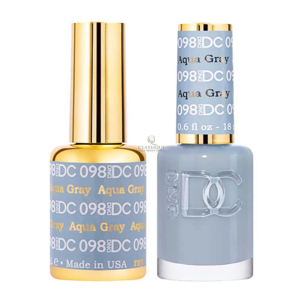 DND DC Gel & Lacquer Duo - Aqua Gray #098