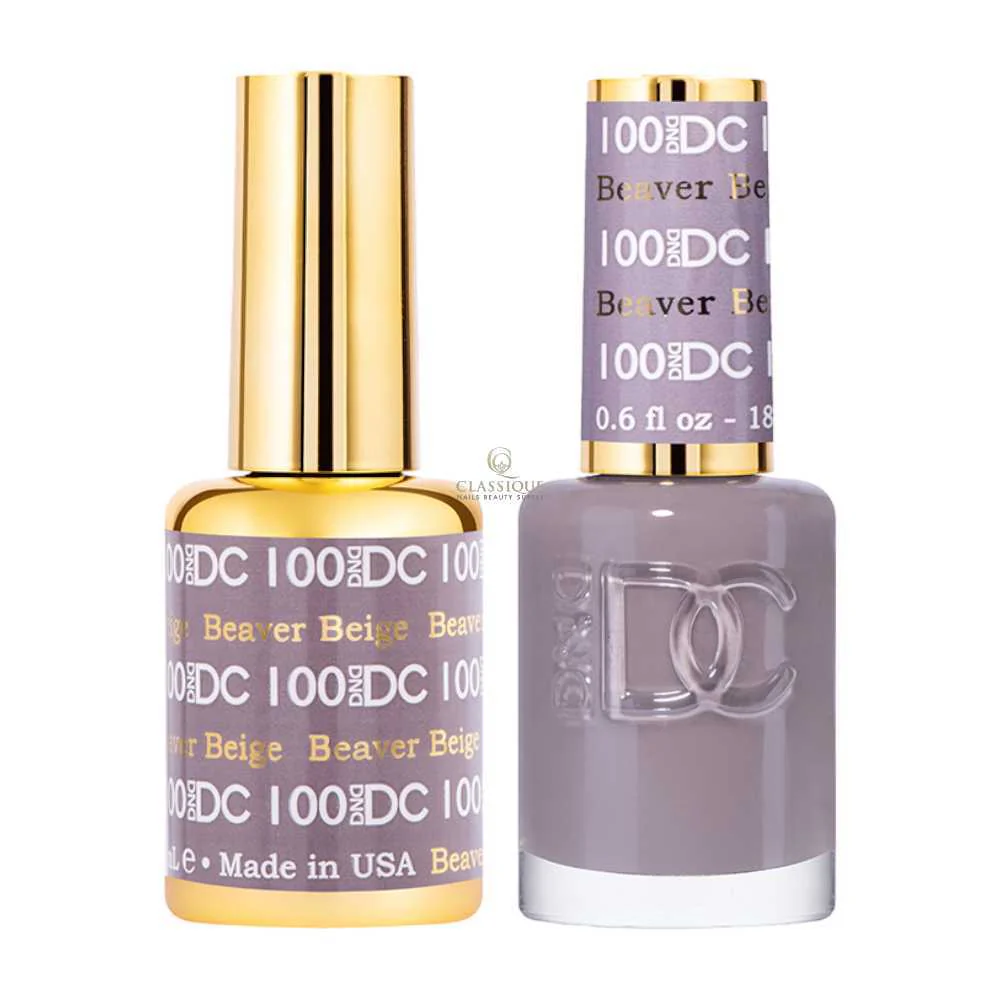 DND DC Gel & Lacquer Duo - Beaver Beige #100