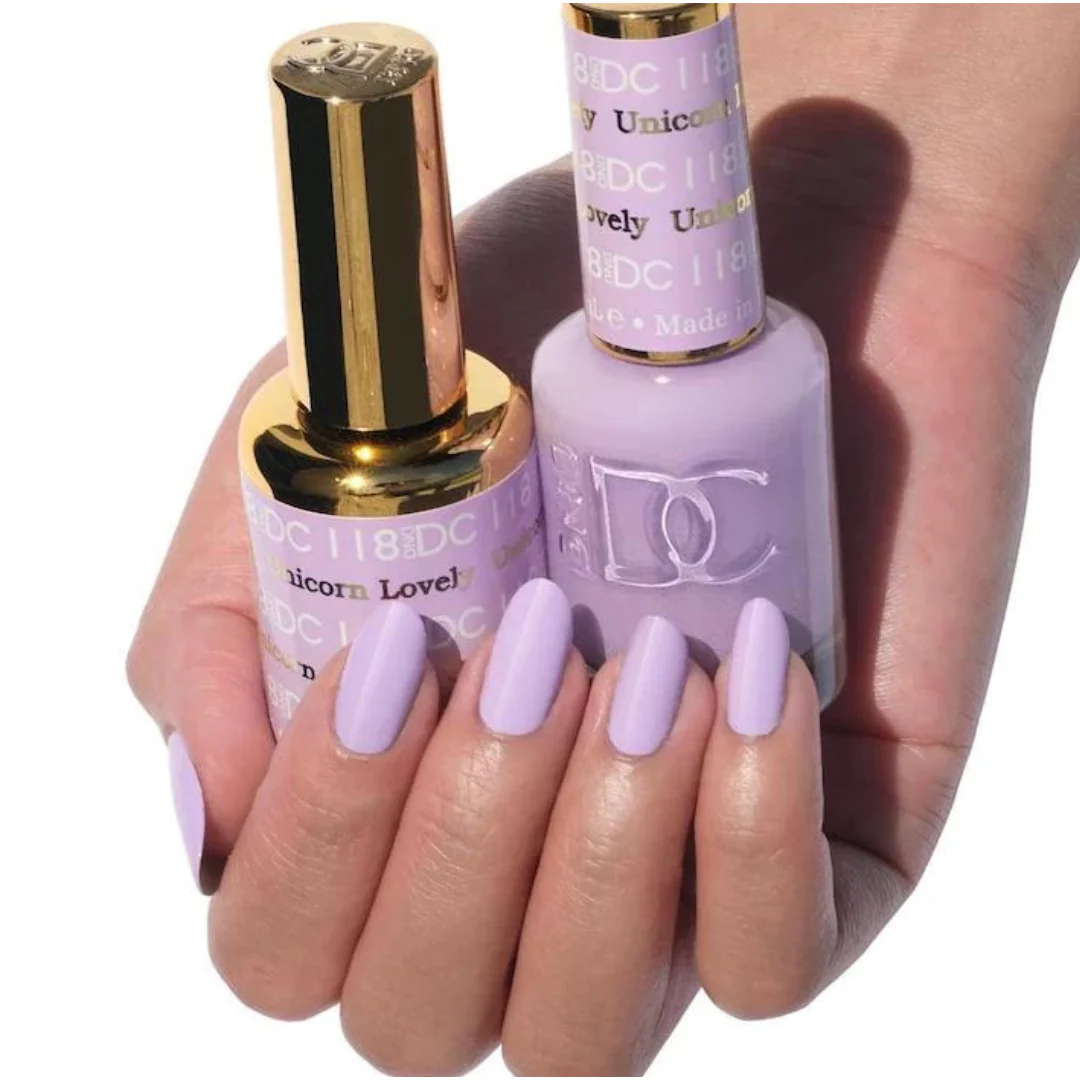 DND DC Gel & Lacquer Duo - Unicorn Lovely #118 - Image 2