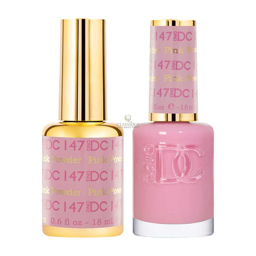 DND DC Gel & Lacquer Duo - Pink Powder #147