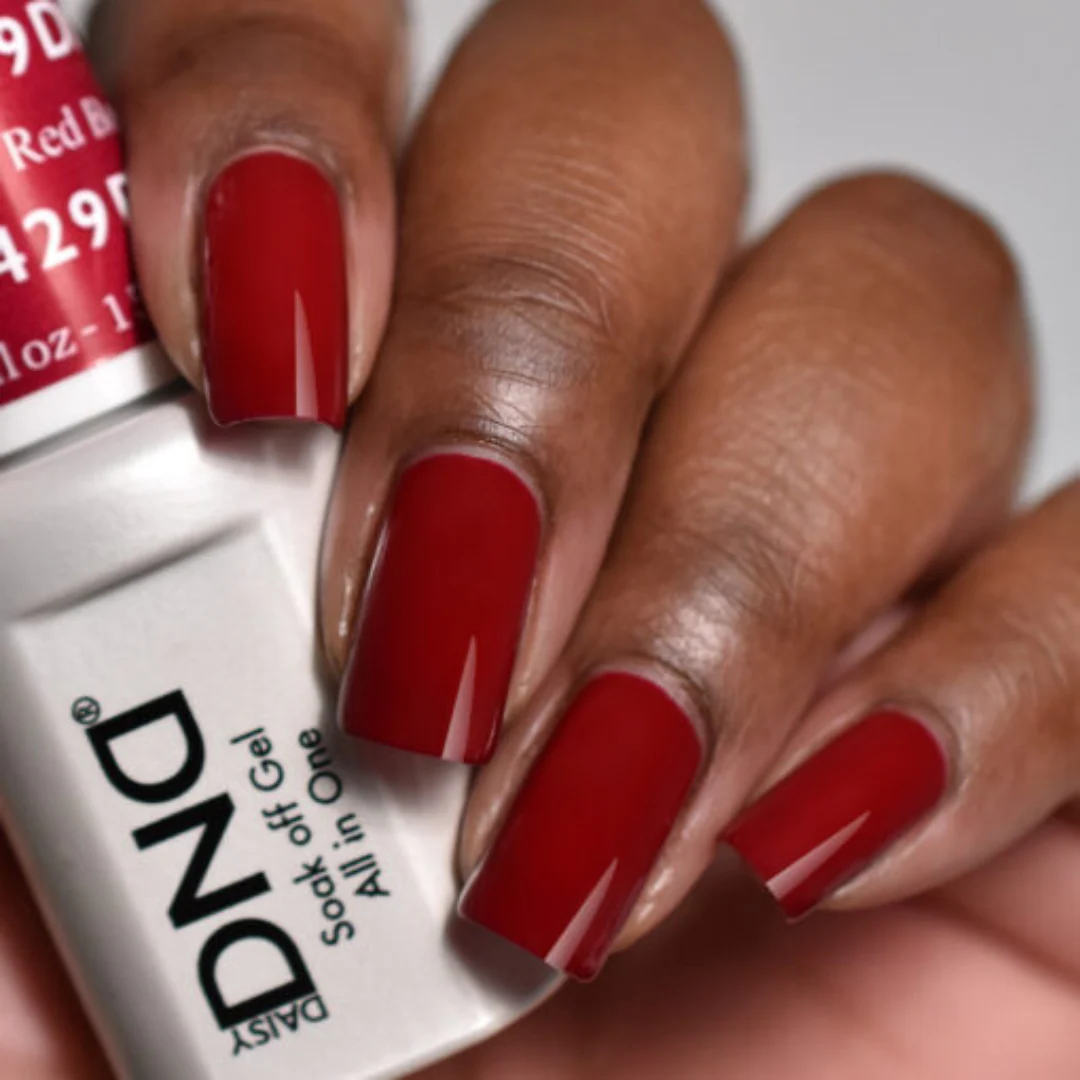 DND Gel & Lacquer Duo - Boston University Red #429 - Image 3
